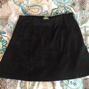 Brandy Melville Faux Suede Skirt